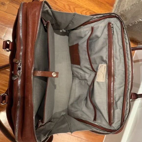 Brunello Cuinelli Leather Briefcase - Picture 5 of 8